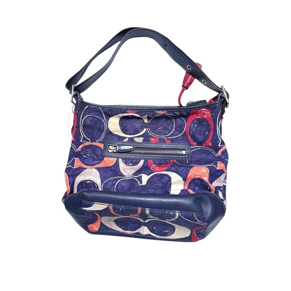 Coach Heritage C Print Leather Trim Duffle Bag - Picture 7 of 13